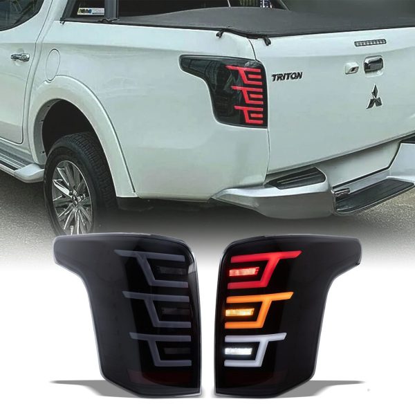 Mitsubishi L200 Triton 2015-2019 Smoked Rear Tail Lights