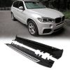 BMW X5 F15 2014-18 Black & Silver Side Steps