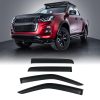 Isuzu D Max 2021+ Black Wind Deflectors
