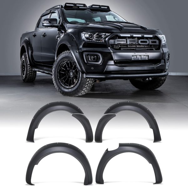RANGER-T8-CAR-ONE-02-GRADIENT-copy.jpg Ford Ranger T8 19-22 Matte Black Wide Wheel Arch Kit