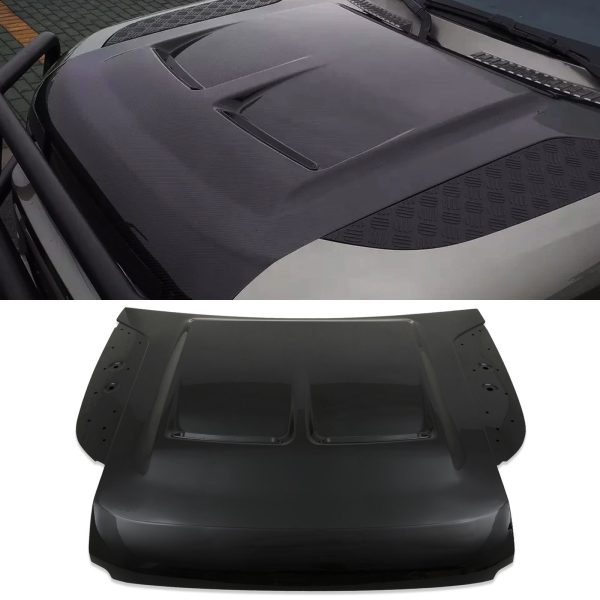 SMBN001-01-505-50-1.jpg Predator4x4 Aluminium SVR Style Vented Bonnet To Fit Land Rover Defender L663 2020+