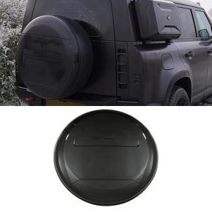 Predator4x4 Metallic Black Spare Wheel Cover To Fit Land Rover Defender L663 2020+
