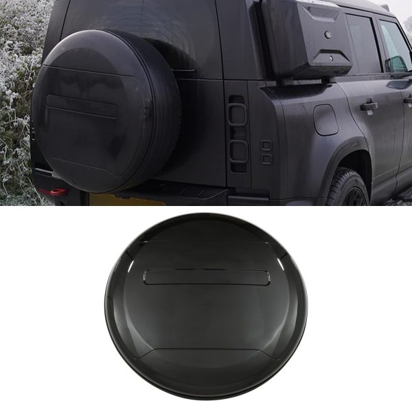 SMWC001-NO-BADGE-copy.jpg Predator4x4 Metallic Black Spare Wheel Cover To Fit Land Rover Defender L663 2020+