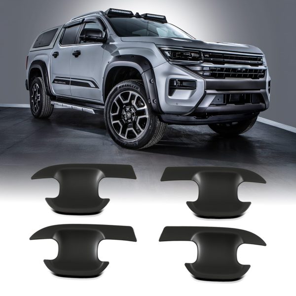 VW Amarok MK2 2023+ Matte Black Door Handle Inserts