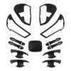 Toyota Hilux 2020+ Black Exterior Protective Trim Kit