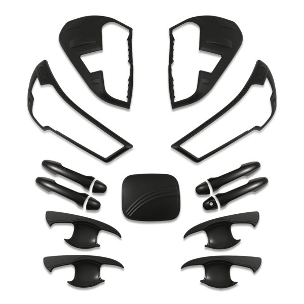 SNLC013-01.jpg Toyota Hilux 2020+ Black Exterior Protective Trim Kit