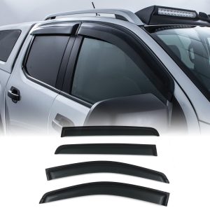SNWD002-fade.jpg Ford Ranger T9 2023+ Black Wind Deflectors