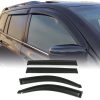Toyota Highlander XU40 08-13 Black Wind Deflectors
