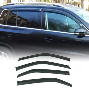 Volkswagen Tiguan 5N 07-12 Black Wind Deflectors