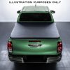 Isuzu D Max RG 2021+ Black Tri-Fold Soft Tonneau Truck Bed Cover