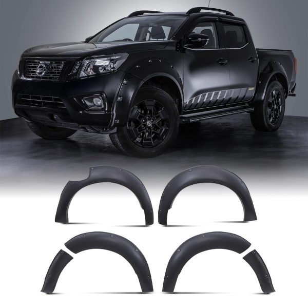TSFF008-02-fitted-copy1.jpg Nissan Navara D23 NP300 15-21 Wide Body Arch Fender Flare Kit