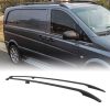 Mercedes Vito W639 LWB 10-13 Black Roof Rails