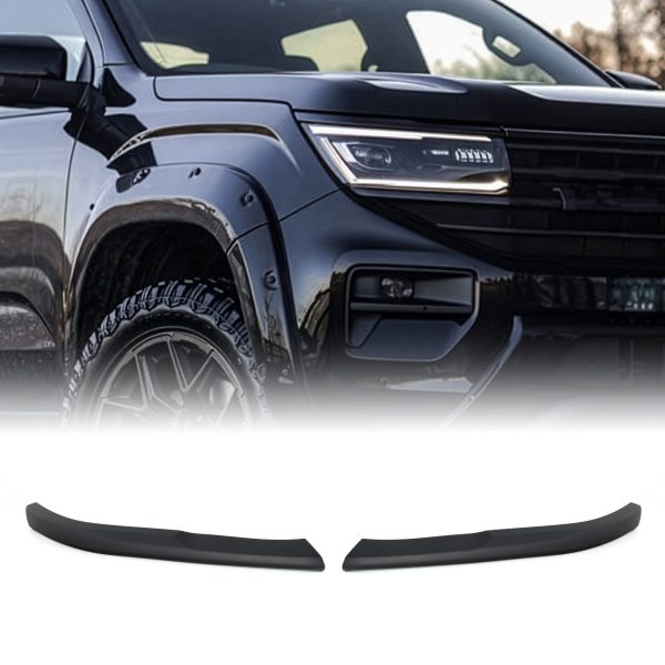 VW Amarok MK2 2023+ Matte Black Headlight Trims