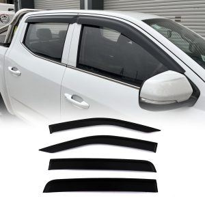SNWD050-01-5050.jpg Maxus T60 2019+ Tinted Front & Rear Wind Deflectors