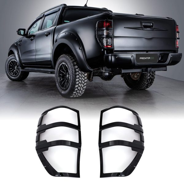 SNLC042-01-5050.jpg Ford Ranger T6 T7 T8 2012-2020 Gloss Black Tail Light Trims