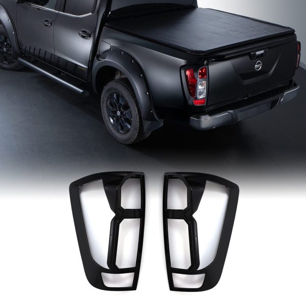 Nissan Navara D23 NP300 14-21 Gloss Black Tail Light Trims