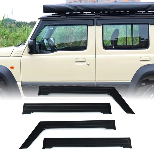 SNWD054-01-5050.jpg Suzuki Jimny 5-Door MK4 2018-2020 Front & Rear Wide Tinted Wind Deflectors