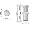 STEDI BAY15D (1157) LED Bulb