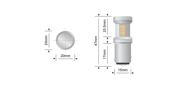 STEDI BAY15D (1157) LED Bulb