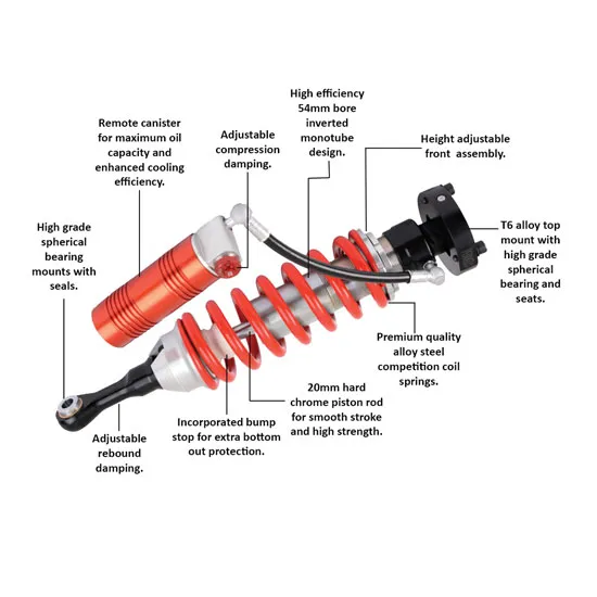 169002_3.webp Pedders Full Car Coilover Kit eXtreme XA Isuzu D-Max 4WD (UK & EU Markets), 1.9lt 4cyl TD 2017-2020