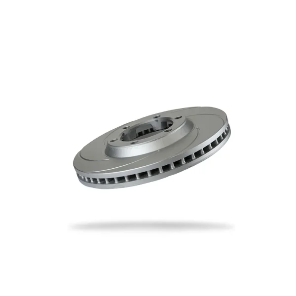 Pedders Front Left 256mm Slotted Geomet Coated Brake Rotor Isuzu D-Max 4WD, 3.0lt 4cyl TD 2008-2012
