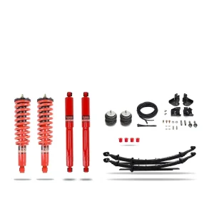 Pedders 1.75 Inch Heavy Duty Load Carrying and Towing Kit. With Assembled Foam Cell Struts & Additional Airbags. Isuzu D-Max Isuzu D Max 4WD, 2.5TD 2012-2017