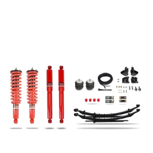 Pedders 1.75 Inch Heavy Duty Load Carrying and Towing Kit. With Assembled Foam Cell Struts & Additional Airbags. Isuzu D-Max Isuzu D Max 4WD (UK & EU Markets), 1.9lt 4cyl TD 2017-2020