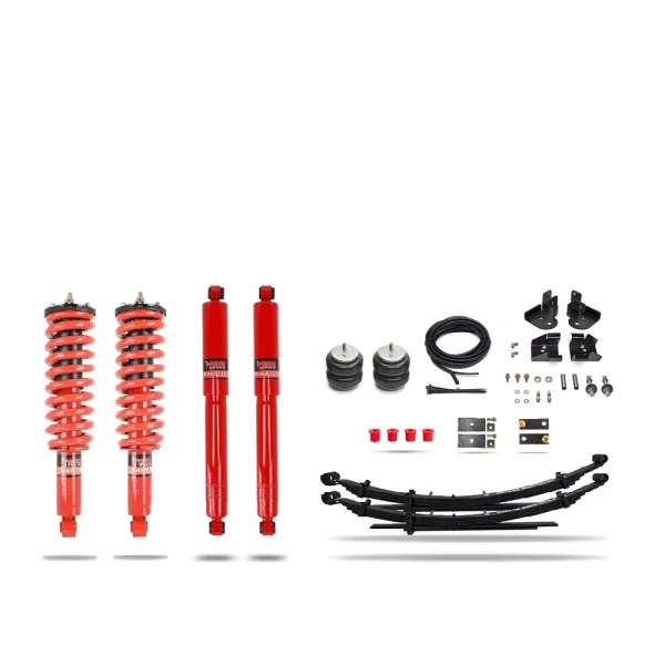 Pedders 1.75 Inch Heavy Duty Load Carrying and Towing Kit With Assembled Foam Cell Struts & Additional Airbags Isuzu D-Max 4WD (UK & EU Markets), 1.9lt 4cyl TD 2017-2020