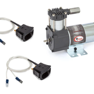 Dual Electric Paddle Air Control Kit with Light Duty Compressor Nissan Navara D21 & D22, 4WD 1985-2015