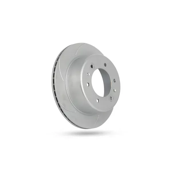 Pedders Rear Left Slotted Geomet Coated Brake Rotor Isuzu D-Max 4WD (UK & EU Markets), 1.9lt 4cyl TD 2021-Onward