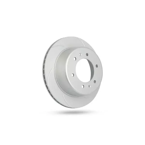 Pedders Rear Right Slotted Geomet Coated Brake Rotor Isuzu D-Max 4WD, 2.5TD 2012-2017