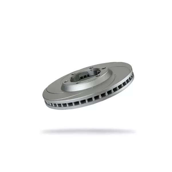 Pedders Front Left 256mm Slotted Geomet Coated Brake Rotor Isuzu D-Max 4WD, 3.0lt 4cyl TD 2008-2012