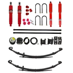 Pedders Heavy Duty Load Carrying & Towing Kit Isuzu D-Max 4WD, 3.0lt 4cyl TD 2008-2012