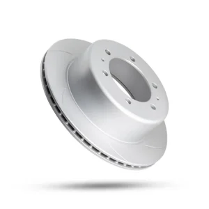 Pedders Slotted Geomet Coated Rotor Toyota Hilux 4WD MK6 GGN25, KUN25R, KUN26R, GGN25, KUN25R, KUN26R 2005-2010