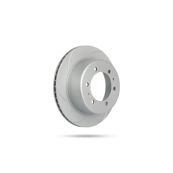 Pedders Rear Left Slotted Geomet Coated Brake Rotor Toyota Hilux 4WD MK8 GGN125R, GUN125R, GUN126R 2015-2020