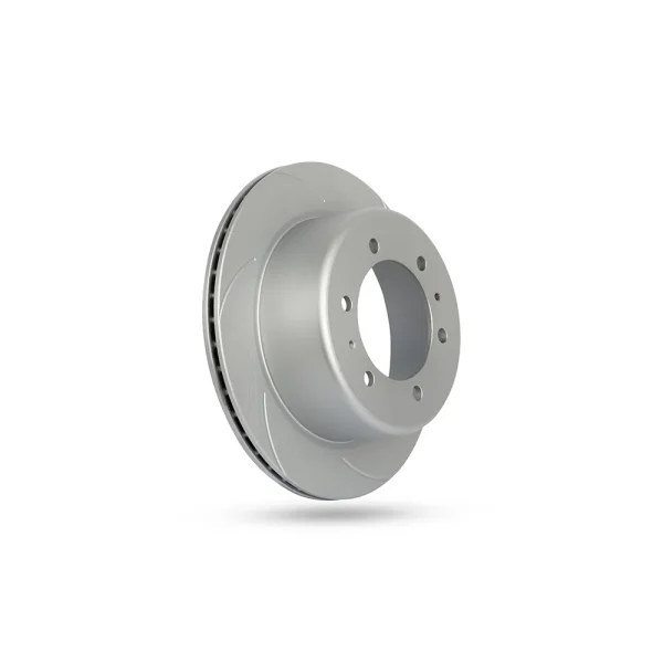 Pedders Rear Right Slotted Geomet Coated Brake Rotor Toyota Hilux 4WD MK8 GGN125R, GUN125R, GUN126R 2015-2020