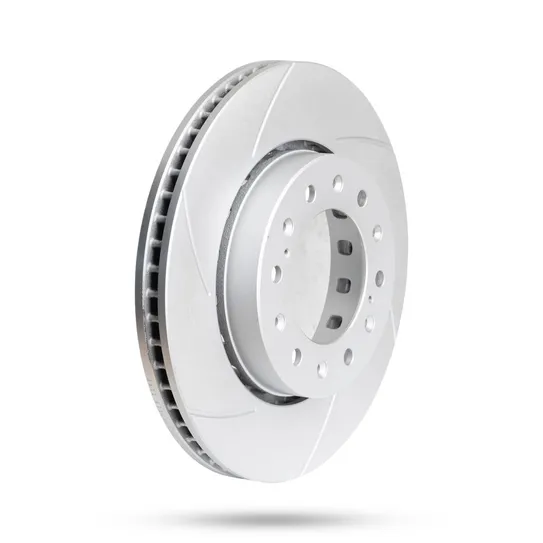 Pedders Front Left Slotted Geomet Coated Brake Rotor Isuzu D-Max 4WD (UK & EU Markets), 1.9lt 4cyl TD 2021-Onward
