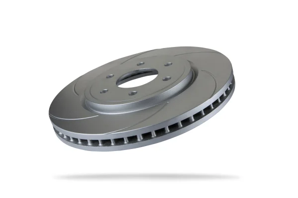 Pedders Front Left 295mm Slotted Geomet Coated Brake Rotor Nissan Navara D40 4WD 2005-2015