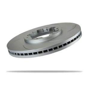 Pedders Front Right Slotted Geomet Coated Brake Rotor Nissan Navara D21 & D22, 4WD 1985-2015