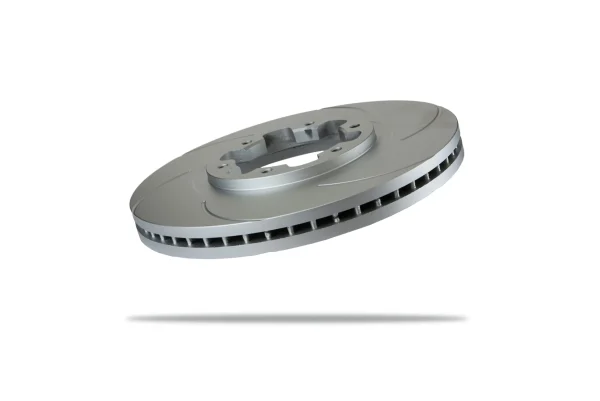 Pedders Front Right 300mm Slotted Geomet Coated Brake Rotor Nissan Navara D21 & D22, 4WD 1985-2015