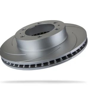 Pedders Slotted Geomet Coated Rotor Toyota Hilux 4WD MK6 GGN25, KUN25R, KUN26R, GGN25, KUN25R, KUN26R 2005-2010