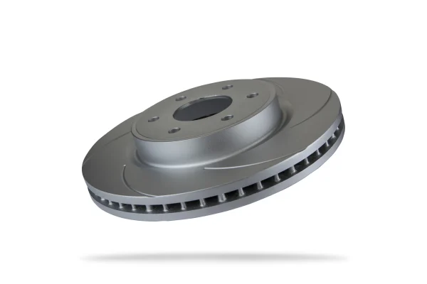 6219030SGR.webp Pedders Front Right Slotted Geomet Coated Brake Rotor Nissan Navara D23, NP300 4WD 2015-Onward