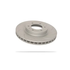 Pedders Slotted & Dimpled Geomet Coated Rotor Ford Ranger PX MK2, 4WD 2015-2018
