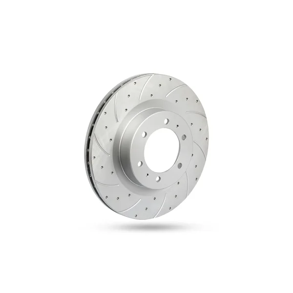 6560091SGL.webp Pedders Slotted & Dimpled Geomet Coated Rotor Toyota Hilux 4WD MK8 GGN125R, GUN125R, GUN126R 2015-2020