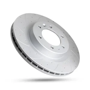 Pedders Slotted & Dimpled Geomet Coated Rotor Isuzu D Max 4WD (UK & EU Markets), 1.9lt 4cyl TD 2021-Onward