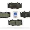 Pedders Front 319mm 143mm Backplate Brake Pads Toyota Hilux 4WD MK7 GGN25, KUN25R, KUN26R KUN26R 2010-2015