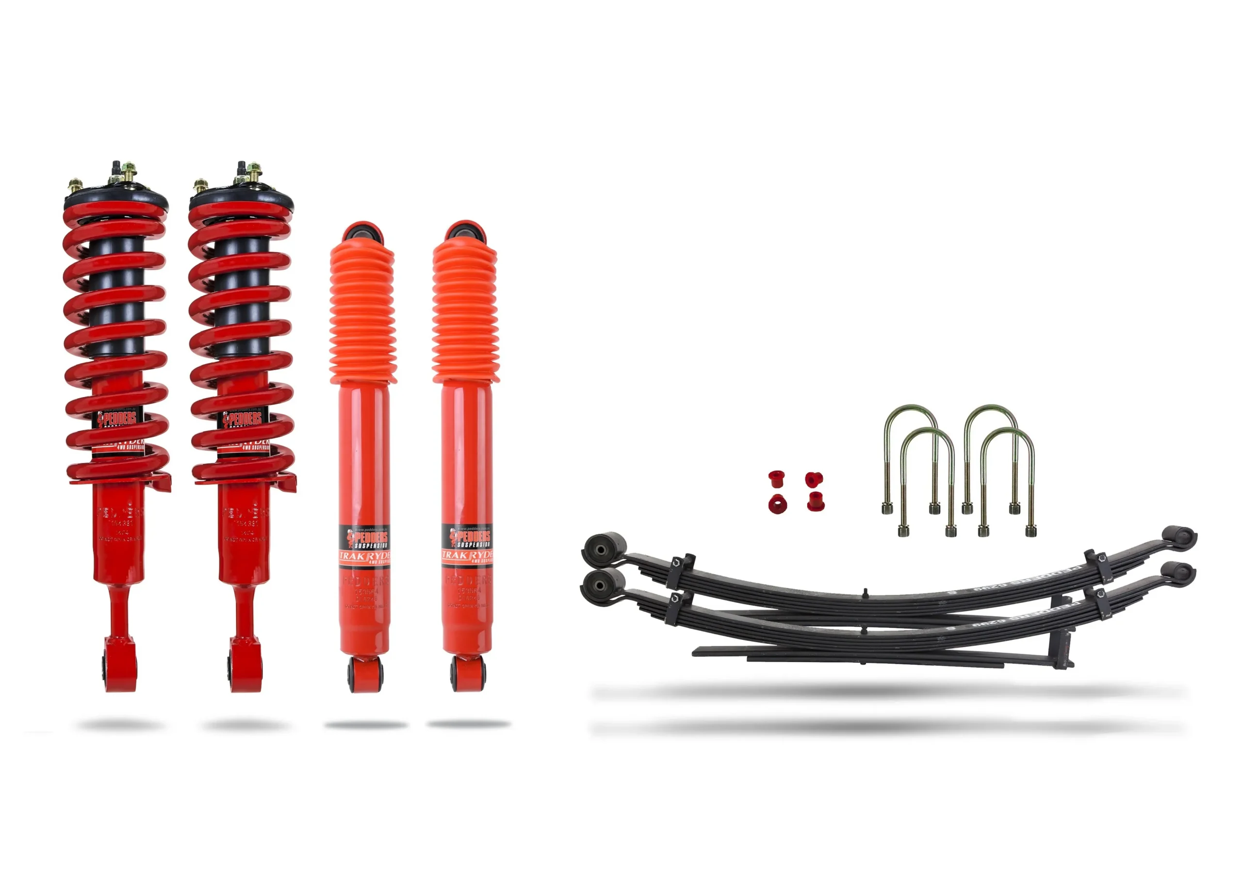 Pedders Heavy Duty Load Carrying and Towing Suspension Kit. Ford Ranger, PX Ford Ranger PX MK2, 4WD 2015-2018