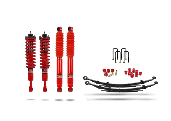 Pedders Heavy Duty Load Carrying and Towing Suspension Kit With Assembled Struts Toyota Hilux 4WD MK6 GGN25, KUN25R, KUN26R 2005-2010