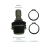 Pedders Lower Ball Joint Nissan Navara D40 4WD 2005-2015 - PBJ2524