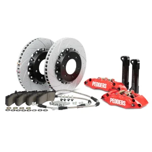 Pedders eXtreme Brake Kit. With 2 piece discs. Ford Ranger PX MK2, 4WD 2015-2018